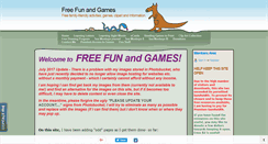 Desktop Screenshot of free-fun-n-games.com